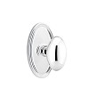 Emtek Egg Knob with Oval Rosette Concealed Fastener 