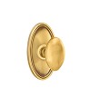 Emtek Egg Knob with Oval Rosette Concealed Fastener 