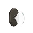 Emtek Hampton Knob with Style 8 Rosette 