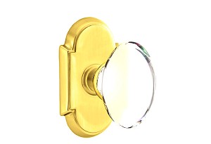 Emtek Hampton Knob with Style 8 Rosette 