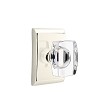 Emtek Windsor Knob with Neos Rosette Concealed Fastener 
