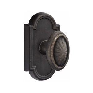 Emtek Lost Wax Cast Bronze Parma Knob #11 Rosette Concealed Fastener 