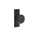 Emtek Octagon Knob with Stretto Rosette 