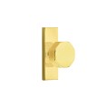 Emtek Octagon Knob with Stretto Rosette 