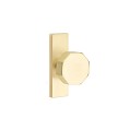 Emtek Octagon Knob with Stretto Rosette 